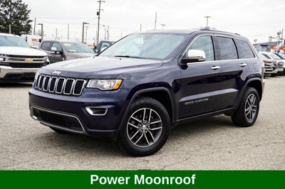 2017 Jeep Grand Cherokee Limited Power Moonroof Back Up Camera