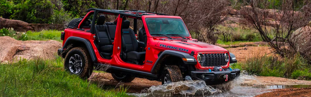 Red 2025 Jeep Wrangler 4xe