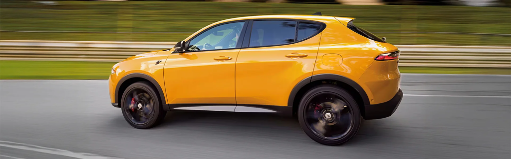 Yellow 2025 Dodge Hornet