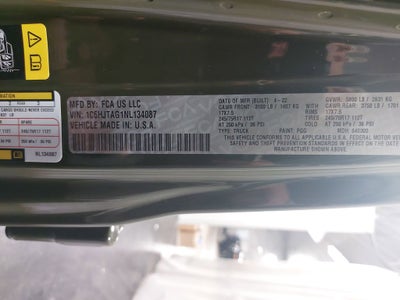 2022 Jeep Gladiator Sport