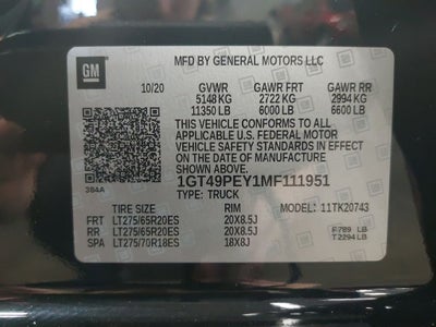 2021 GMC Sierra 2500HD AT4