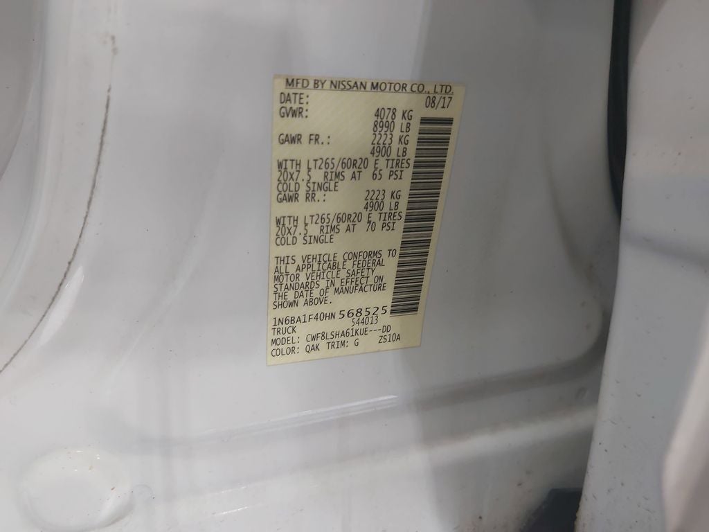 2017 Nissan Titan XD SV