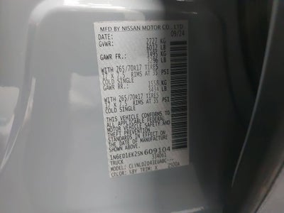 2025 Nissan Frontier PRO-4X