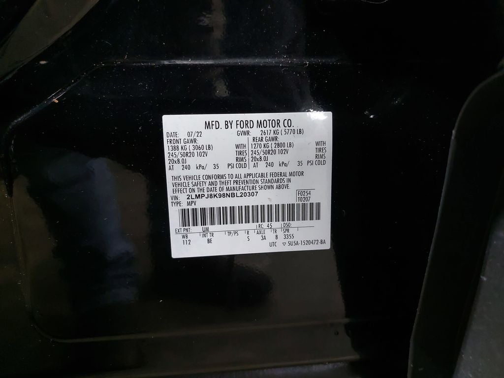 2022 Lincoln Nautilus Reserve