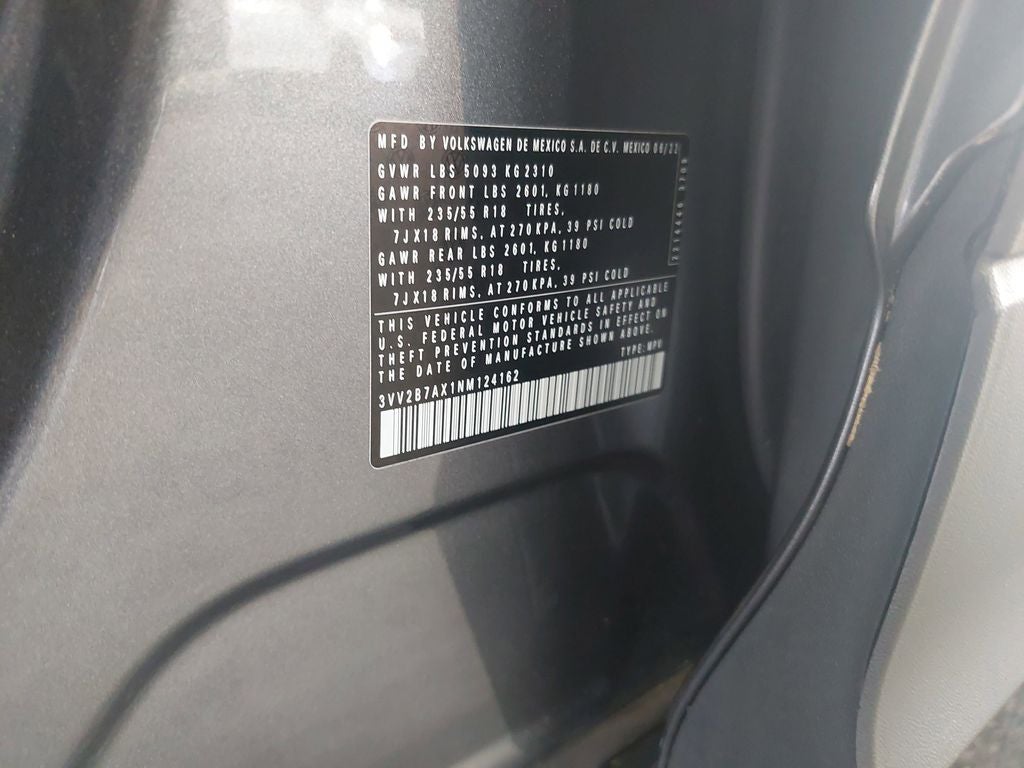 2022 Volkswagen Tiguan 2.0T SE