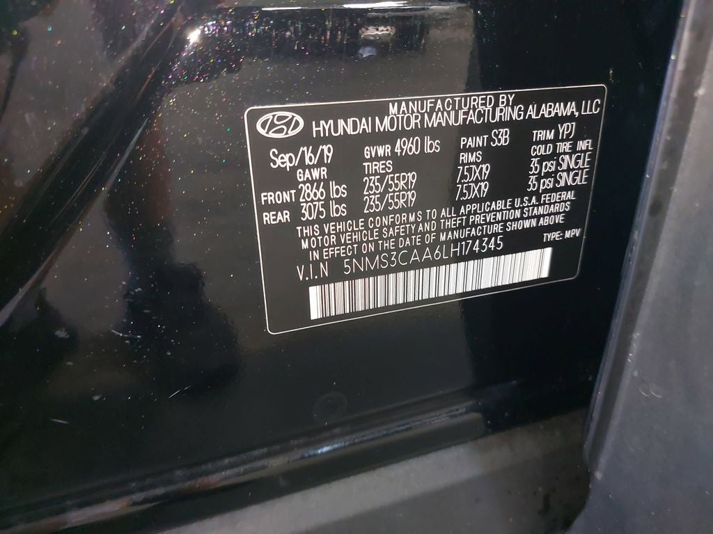 2020 Hyundai Santa Fe SEL