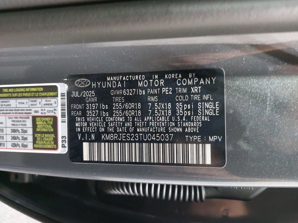 2026 Hyundai Palisade XRT Pro