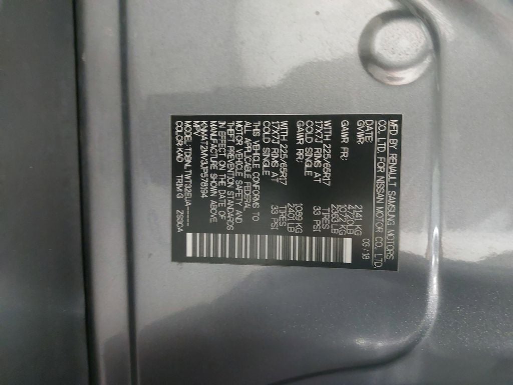 2018 Nissan Rogue SV