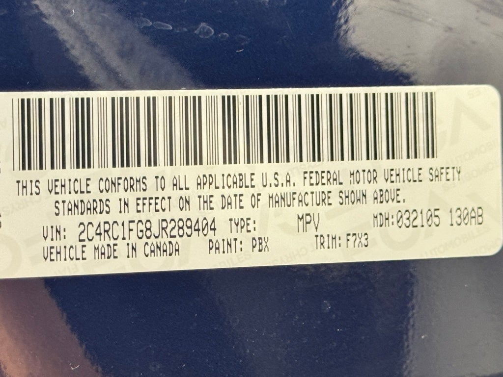 2018 Chrysler Pacifica Touring Plus