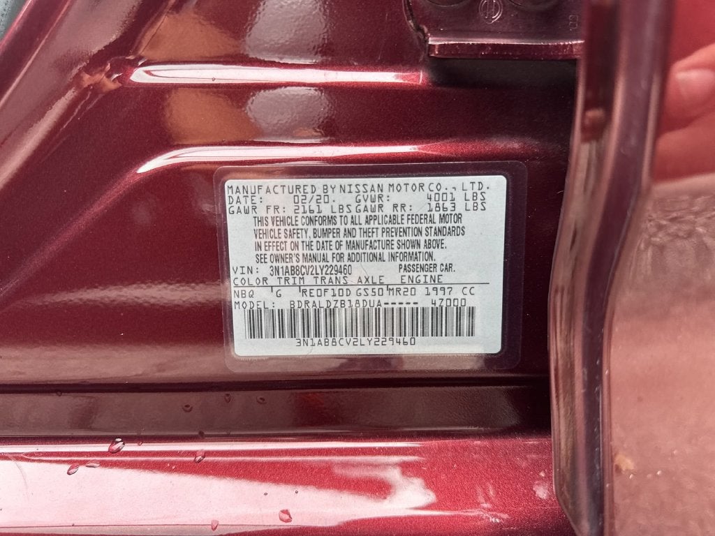 2020 Nissan Sentra SV
