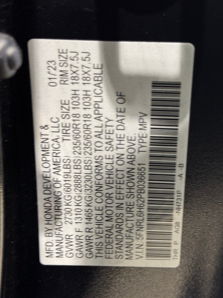 2023 Honda Odyssey EX-L