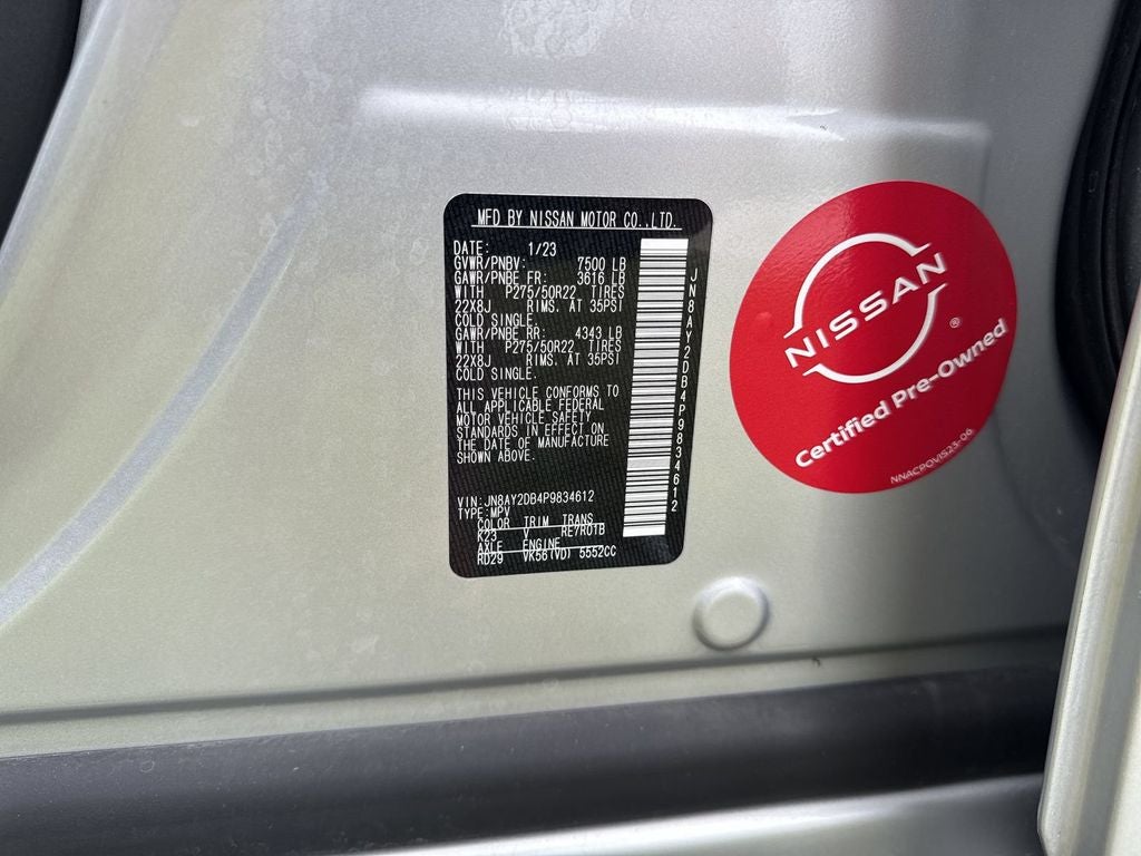 2023 Nissan Armada Platinum