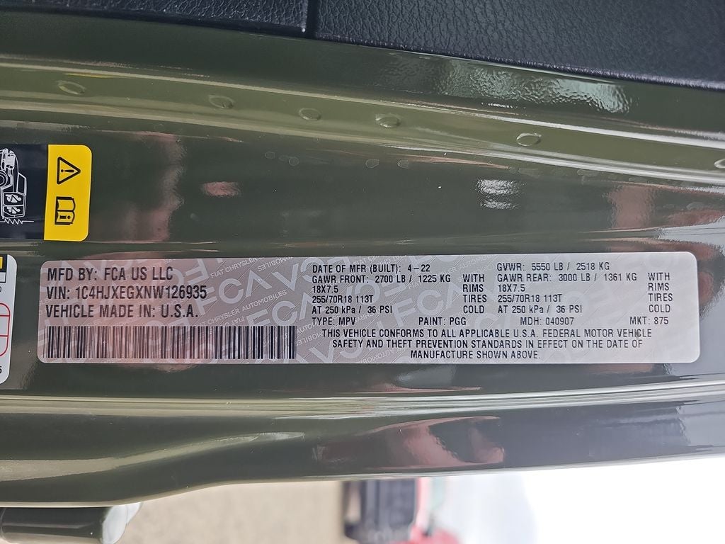 2022 Jeep Wrangler Unlimited Sahara