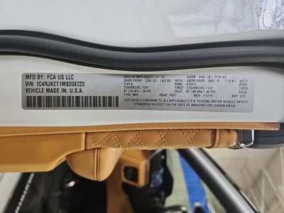 2021 Jeep Grand Cherokee L Summit