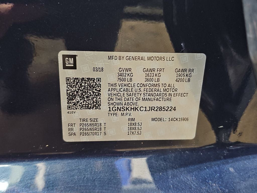 2018 Chevrolet Suburban LT