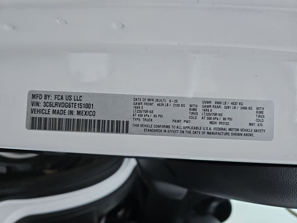 2026 RAM ProMaster 2500 High Roof