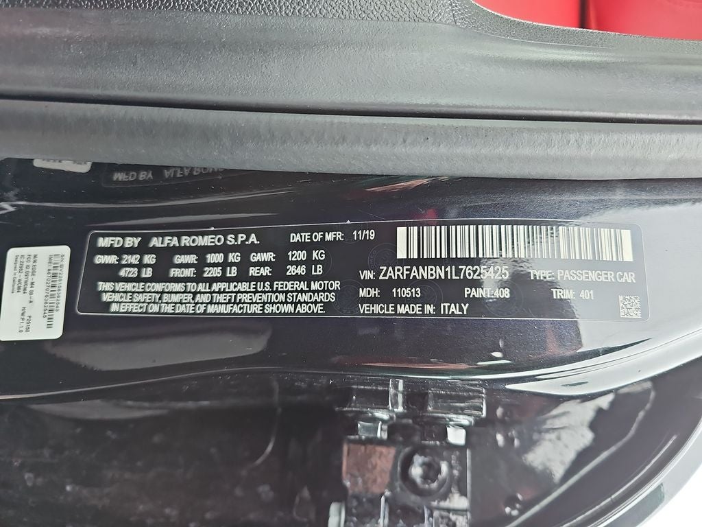 2020 Alfa Romeo Giulia Ti Sport