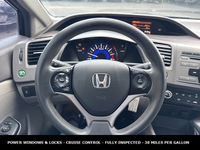 2012 Honda Civic LX LOCAL TRADE