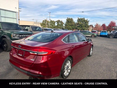 2017 Ford Fusion SE HEATED LEATHER