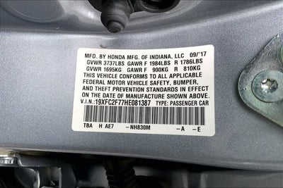 2017 Honda Civic EX