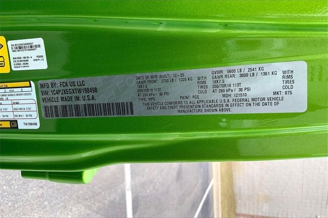 2026 Jeep Wrangler Sahara