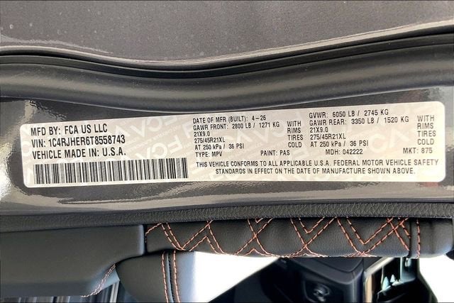 2026 Jeep Grand Cherokee Summit