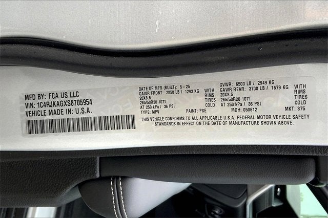 2025 Jeep Grand Cherokee L Altitude X