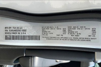 2025 Jeep Grand Cherokee L Limited