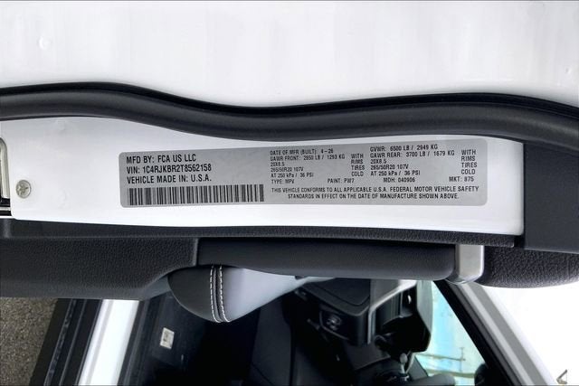 2026 Jeep Grand Cherokee L Limited