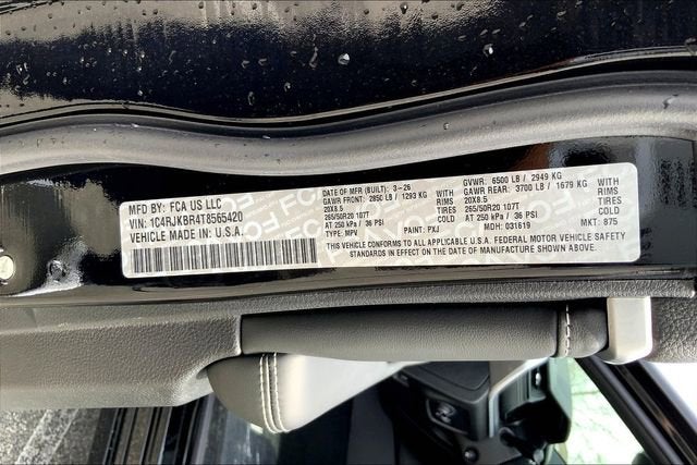 2026 Jeep Grand Cherokee L Limited Reserve