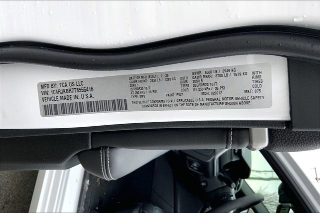 2026 Jeep Grand Cherokee L Limited Reserve