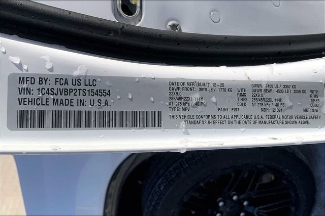 2026 Jeep Grand Wagoneer Limited Reserve