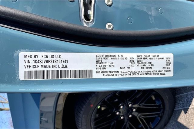 2026 Jeep Grand Wagoneer Limited Reserve