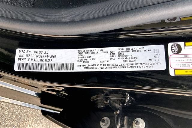 2022 RAM 1500 Big Horn