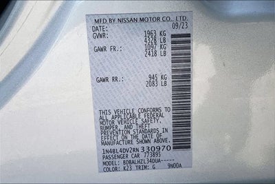 2024 Nissan Altima 2.5 SV