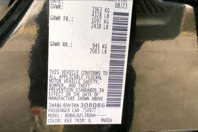 2024 Nissan Altima 2.5 SV