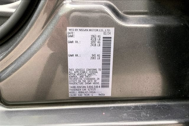 2024 Nissan Altima 2.5 SV