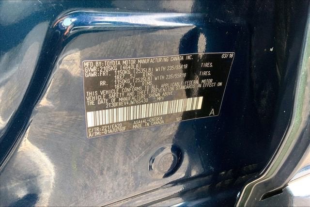 2018 Toyota RAV4 Platinum