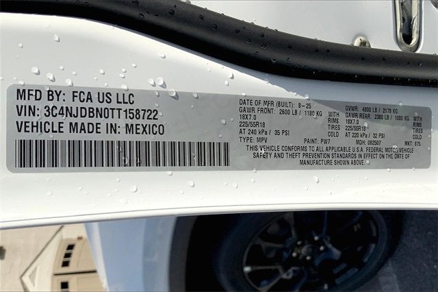 2026 Jeep Compass Latitude Altitude