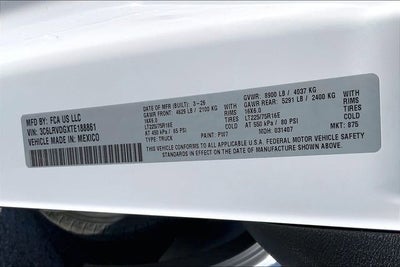 2026 RAM ProMaster Cargo Van Tradesman