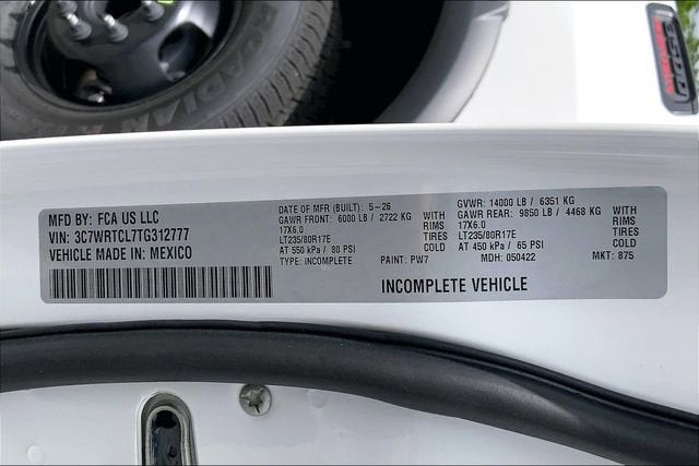 2026 RAM 3500 Chassis Cab Tradesman