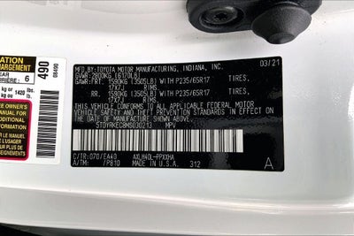 2021 Toyota Sienna XLE