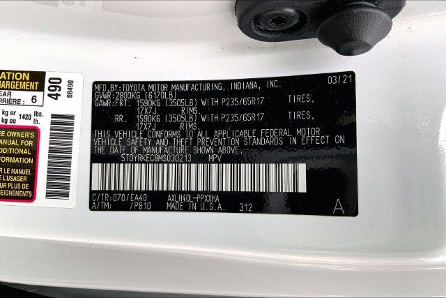 2021 Toyota Sienna XLE
