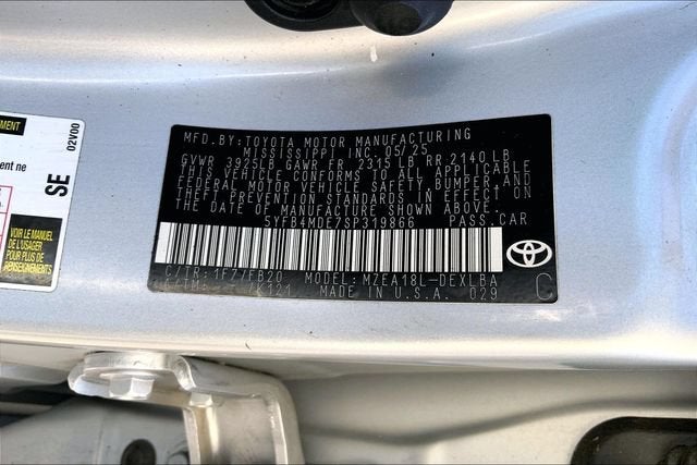 2025 Toyota Corolla LE