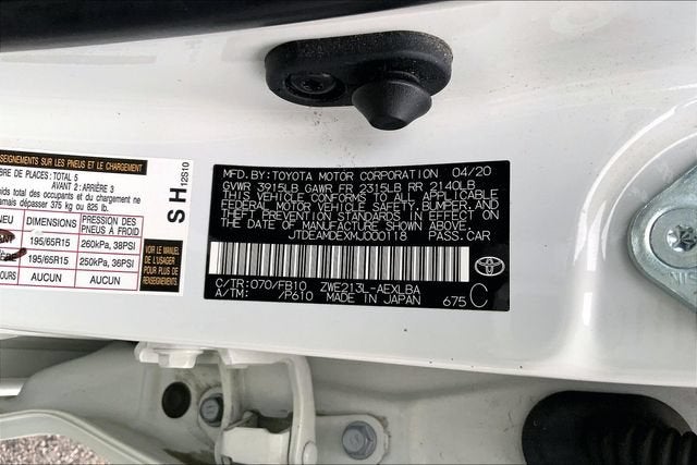 2021 Toyota Corolla Hybrid LE