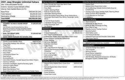 2021 Jeep Wrangler Unlimited Sahara