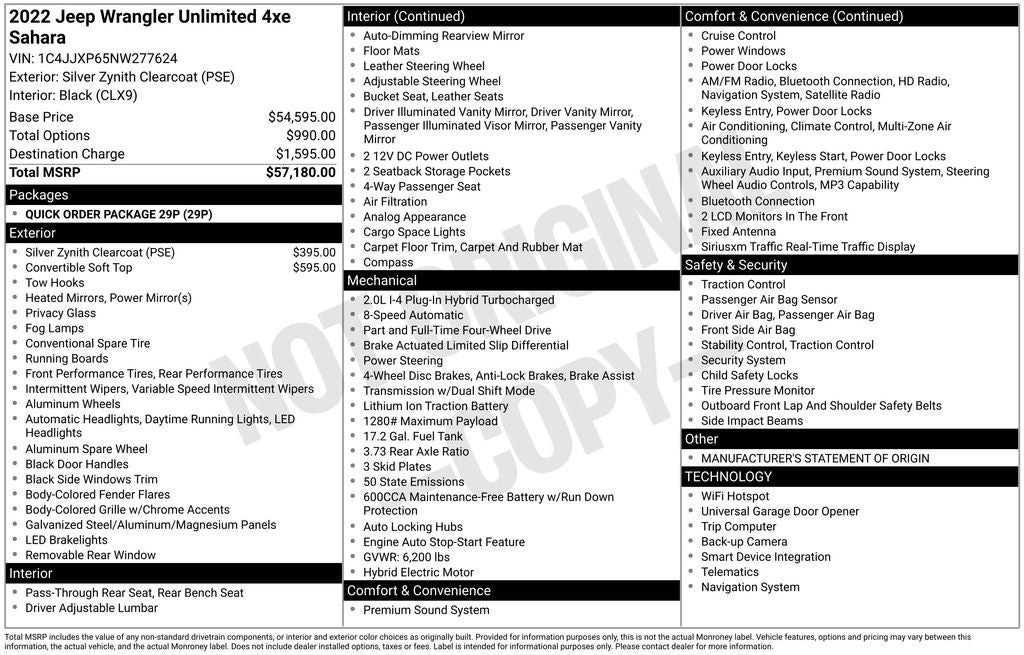 2022 Jeep Wrangler Unlimited Sahara 4xe