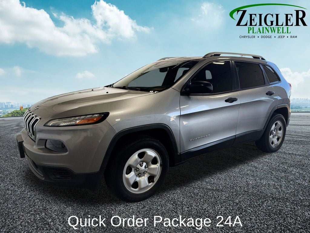 Used 2015 Jeep Cherokee North with VIN 1C4PJMAS5FW580984 for sale in Plainwell, MI