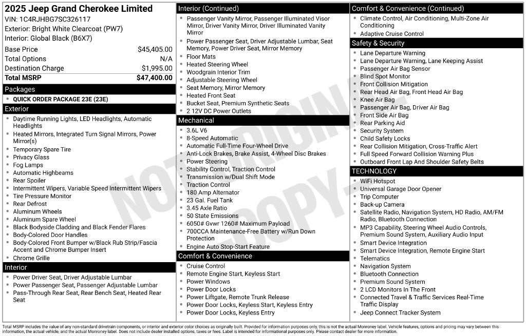 2025 Jeep Grand Cherokee Limited