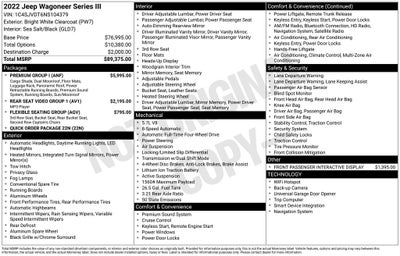 2022 Jeep Wagoneer Series III